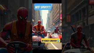 Spider-Man CHEATS in a Race?! WTF.. Deadpool Wasn't Ready!