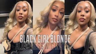 SILKWAVE 613 38 INCH WIG INSTALL + STYLING 13x4 AFFORDABLE ALIEXPRESS 613 WIG