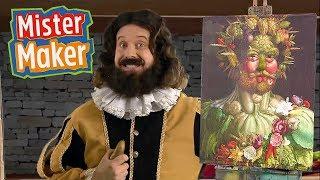 Mister Maker Discovers Giuseppe Arcimboldo's Food Art!