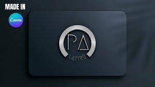 3 Simple Minimalist 3D Logo Ideas - Canva & Photopea Tutorial