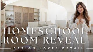 Designer Media & Homeschool Room - New Build Reveal