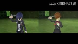 Persona 3 Portable - Male and Female Protagonist Comparison (Eng Dub)