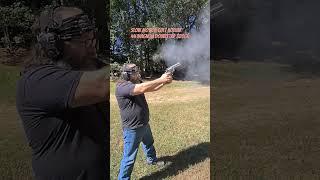slow motion Colt Kodiak with 320gr Doubletap Ammunition