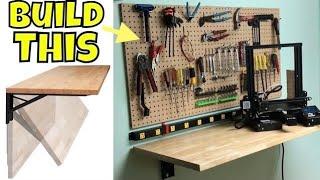 Flip-Up / Flip-Down Workbench for Fixing 3D Printers