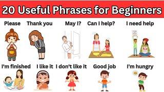 Learn English for kids|Basic useful phrases for kids|#classroomlanguage #phrasalverbs #kidslearning