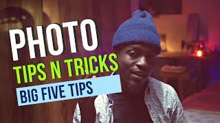 Photography tips and tricks - five essentials in taking great photos with Salem Ochidi