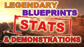 Dying Light - Stats and Descriptions of ALL Legendary Blueprints + Gameplay Demonstrations