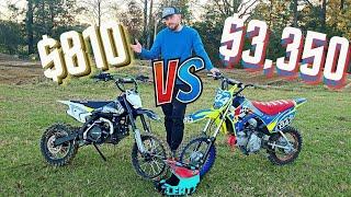 Cheap Chinese Pit Bike Vs. Expensive Pit Bikes (X-Pro Storm 125cc vs. Honda Crf 110)