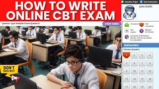 "How to Write Computer-Based Online Exams: ఆన్‌లైన్ పరీక్ష ఎలా రాయాలి ?| CBT Exam Demo"