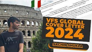 VISA COVER LETTER 2024 || VFS GLOBAL VISA 2024 || STUDENT COVER LETTER FOR VISA APPOINTMENT ||