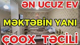 MƏKTEBİN Yanı Ucuz Evlərdən Biri ÇOOX Təcili Xırdalanda