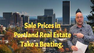 Real Estate Sale Prices in Portland Take a Pummeling as we Close in on Year End.