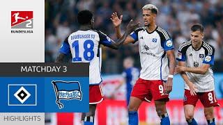 Hamburger SV - Hertha BSC 3-0 | Highlights | Matchday 3 - Bundesliga 2 2023/24