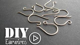 How to Make Perfect Earwires with a neat trick- Make 2 at a time