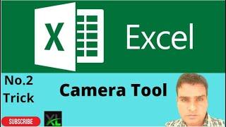 How to use the camera tool in Excel?