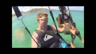 Parasailing On Orient Beach In Saint Martin