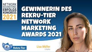 Gewinnerin des REKRU-Tier Network Marketing Awards 2021 ️ Lisa Müller  Lifeplus