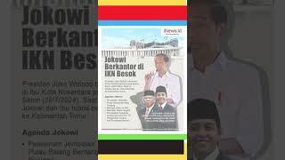 Jokowi Mulai Berkantor di IKN