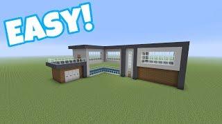 Minecraft PS4 Modern House Tutorial #1