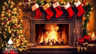 The Best Old Christmas Songs with Fireplace  2 Hours Best Classic Christmas Hits, Original