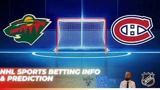 Minnesota Wild VS Montreal Canadiens : Free NHL Betting Info For 11/14/24