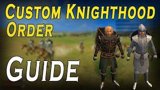 Custom Knighthood Order Guide [CKO] - Prophesy of Pendor 3.9.4 [POP]