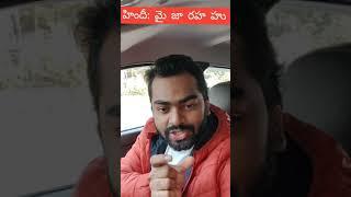 హిందీలో  "నేను  వెళ్తున్నాను"  అని ఎలా  చెప్పాలి ? Delhi Telugu Guy|  (పాఠం 2).