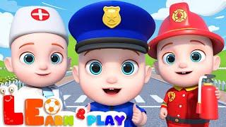 Jobs and Career Song | Kids learning videos | Learn & Play with Leo