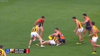 Tom Mitchell 50 disposals vs GWS