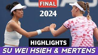 Su Wei Hsieh / Mertens Classic Final vs Siniakova / Hunter Highlights - Tennis 2024