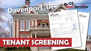 Davenport IA Tenant Screening Services for Landlords & Real Estate Agents