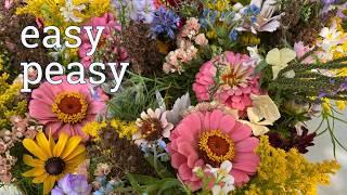 How to Make an Effortless Bouquet With a Lot of Effort.