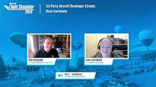 1st Party Aircraft Developer Stream - Hans Hartmann