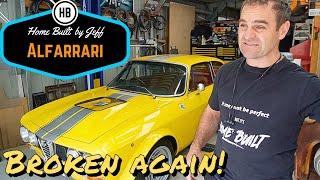 Alfarrari has more problems - Ferrari engined Alfa 105 Alfarrari build part 224