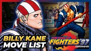 BILLY KANE MOVE LIST - The King of Fighters '97 (KOF97)