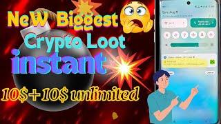 new Crypto Loot instant payment per account 10$ unlimited time| crypto loot || instant payment offer