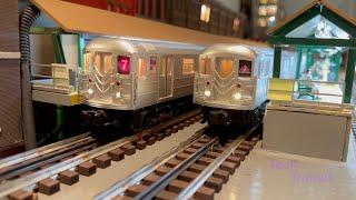 O Gauge New York City Subway: MTH R62A and R188 7 local and express trains