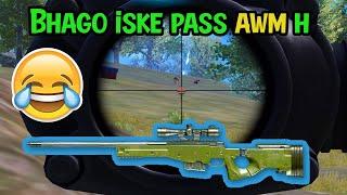 Bhago Iske pass AWM h | Pubg In haryanvi | Arun Jangra Gaming