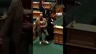 Haka in New Zealand's parliament