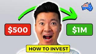 How To Start Investing in Australia with $500 in 2025 (Beginner's Stock Market Step by Step Guide)