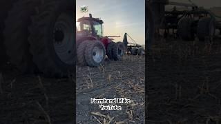 Cow manure going on a field after corn silage harvest.