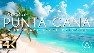 PUNTA CANA IN 4K DRONE FOOTAGE (ULTRA HD) - Dominican Republic Paradise Beach Landscapes UHD