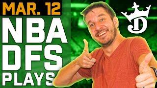 DraftKings NBA DFS Picks Today (3/12/25) | NBA DFS ConTENders