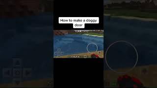 How to make a doggy door