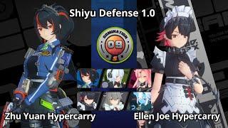 C0 Ellen Joe Hypercarry & C0 Zhu Yuan Hypercarry - Shiyu Defendse 9 S Rank Zenless Zone Zero