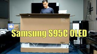 Samsung S95C Unboxing the immersive QE55S95C OLED TV