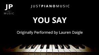 You Say (Piano Accompaniment) Lauren Daigle