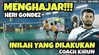 Siap Balaskan Barisan Sakit Hati Korban Heri GondezTernyata Memang Coach Kirun Harus Turun Gunung