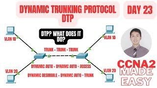 DTP(Dynamic Trunking Protocol) in Cisco CCNA 2: Day 23