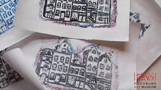 Glass Plate Monoprint Activity